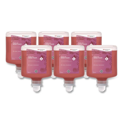 Refresh Foaming Hand Soap Manual Cartridge Refill, Rose Scent, 1 L, 6/Carton