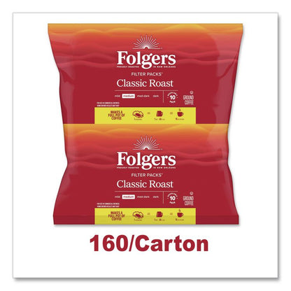 Coffee Roast Ground Filter Pack, 0.9 oz, 160/Carton