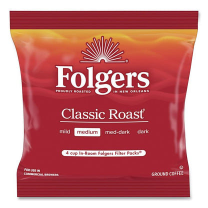 Classic Roast Ground Coffee Fraction Pack, 0.9 oz Fractional Pack, 36/Carton