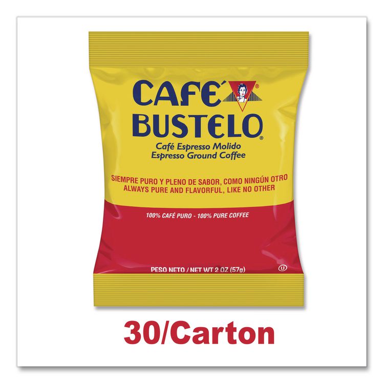 Regular Coffee Fraction Packs, Espresso, 2 oz Pack, 30/Carton