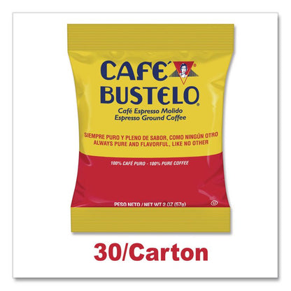 Regular Coffee Fraction Packs, Espresso, 2 oz Pack, 30/Carton