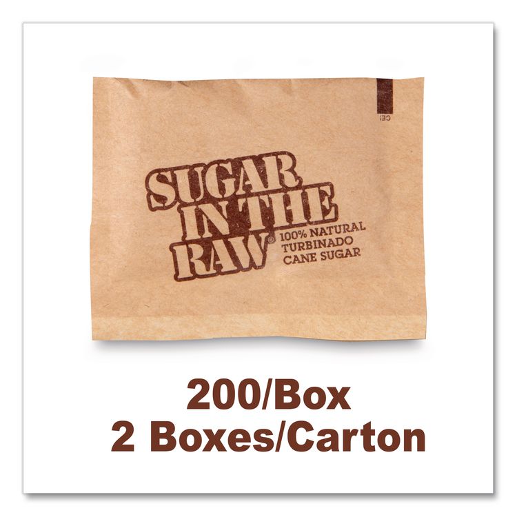 Sugar, 0.2 oz Packet, 200/Box, 2 Boxes/Carton