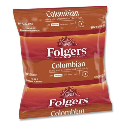 Coffee Filter Packs, 100% Colombian, 1.4 oz Pack, 40/Carton