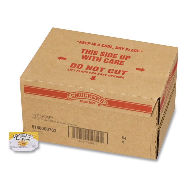 Smucker's Honey, Single Serving Packs, 0.5 oz, 200/Carton