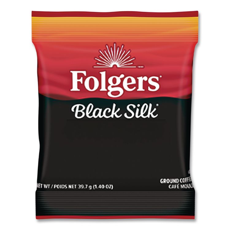 Coffee Filter Packs, Black Silk, 1.4 oz Pack, 40Packs/Carton