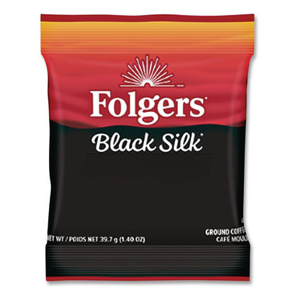 Coffee Filter Packs, Black Silk, 1.4 oz Pack, 40Packs/Carton
