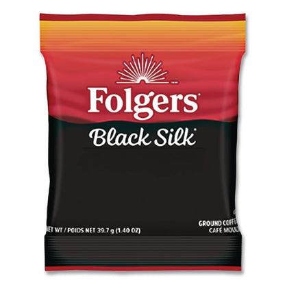 Coffee Filter Packs, Black Silk, 1.4 oz Pack, 40Packs/Carton