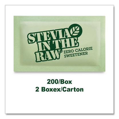 Sweetener, 0.04 oz Packet, 200/Box, 2 Boxex/Carton
