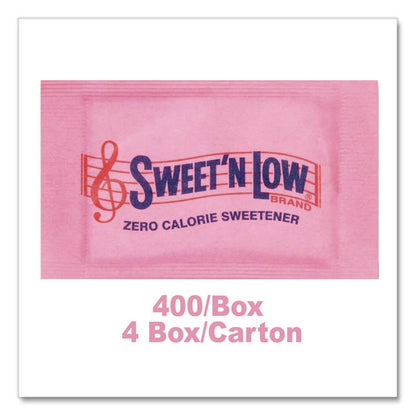 Sugar Substitute, 1 g Packet, 400/Box, 4 Box/Carton
