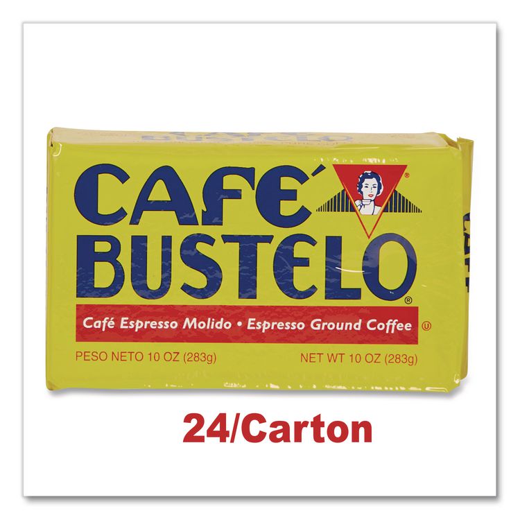Coffee Brick, Espresso, 10 oz Brick Pack, 24/Carton