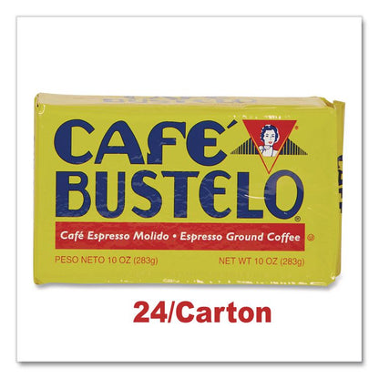 Coffee Brick, Espresso, 10 oz Brick Pack, 24/Carton
