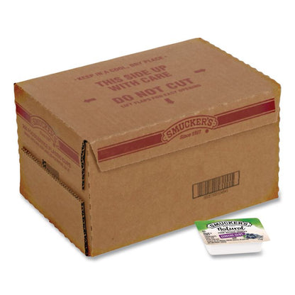 Smuckers 1/2 Ounce Natural Jam, 0.5 oz Container, Concord Grape, 200/Carton