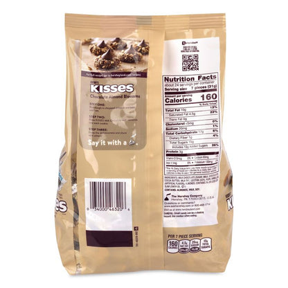 KISSES Milk Chocolate with Almonds, Party Pack, 26.5 oz Bag