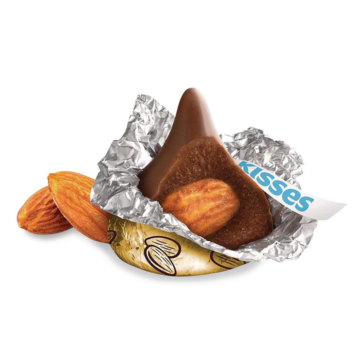 KISSES Milk Chocolate with Almonds, Party Pack, 26.5 oz Bag
