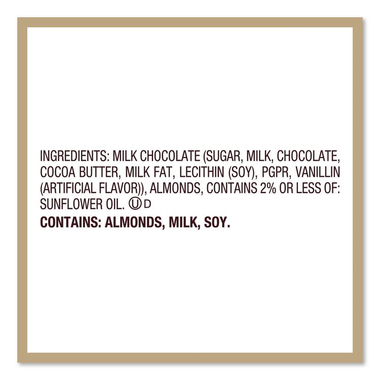KISSES Milk Chocolate with Almonds, Party Pack, 26.5 oz Bag