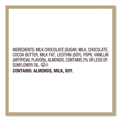 KISSES Milk Chocolate with Almonds, Party Pack, 26.5 oz Bag