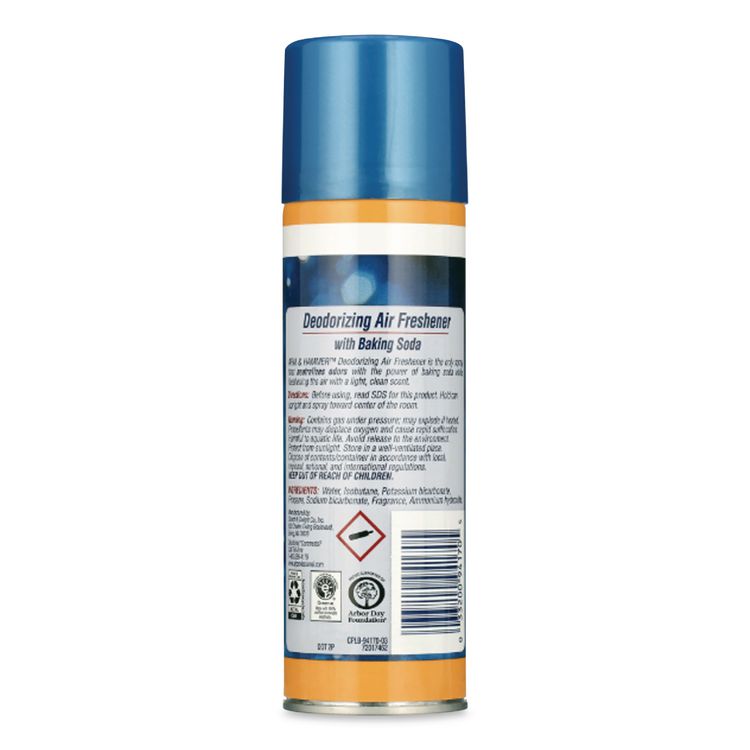 Baking Soda Air Freshener, Light Fresh, 7 oz Aerosol Spray