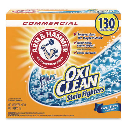 Power of OxiClean Powder Detergent, Fresh Scent, 9.92 lb Box, 3/Carton