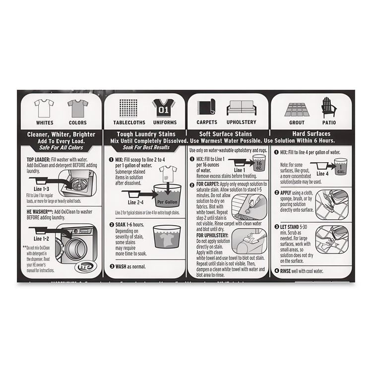 Stain Remover, Regular Scent, 30 lb Box