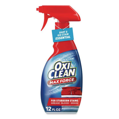Max Force Stain Remover, 12 oz Spray Bottle, 12/Carton
