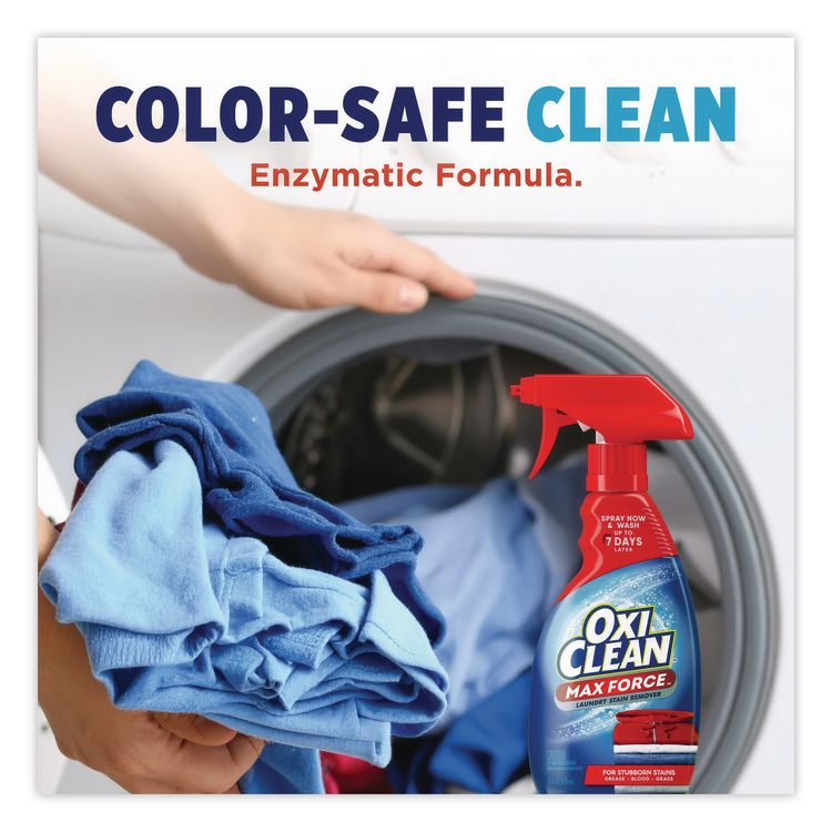 Max Force Stain Remover, 12 oz Spray Bottle, 12/Carton