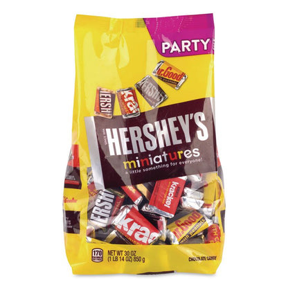 Miniatures Variety Party Pack, Assorted Chocolates, 30 oz Bag