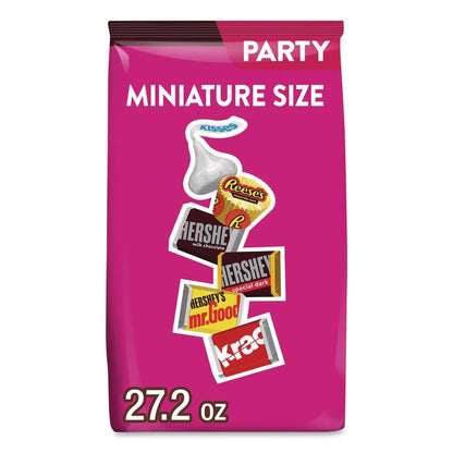 Milk Chocolate Candy Mini Assortment, 27.2 oz Bag, 122 Individually Wrapped Chocolates