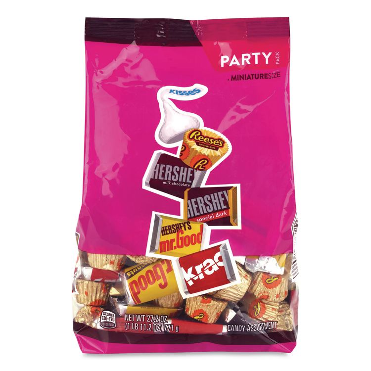 Milk Chocolate Candy Mini Assortment, 27.2 oz Bag, 122 Individually Wrapped Chocolates
