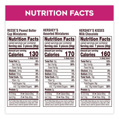 Milk Chocolate Candy Mini Assortment, 27.2 oz Bag, 122 Individually Wrapped Chocolates