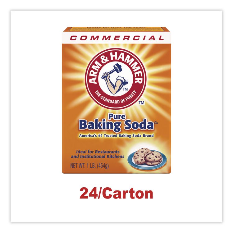Baking Soda, 1 lb Box, 24/Carton