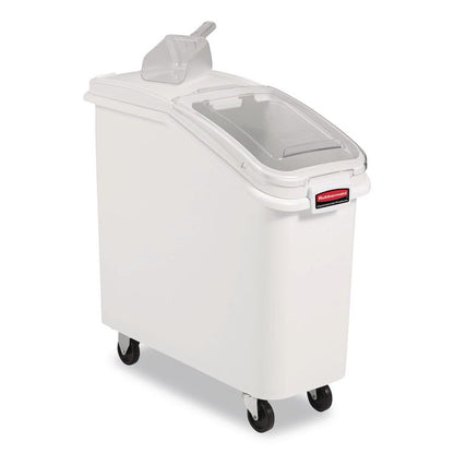 ProSave Mobile Ingredient Bin, 20.57 gal, 13.13 x 29.25 x 28, White, Plastic