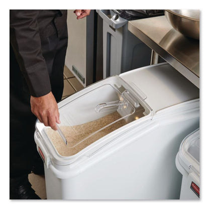ProSave Mobile Ingredient Bin, 20.57 gal, 13.13 x 29.25 x 28, White, Plastic