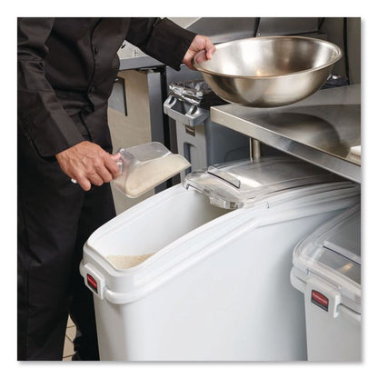 ProSave Mobile Ingredient Bin, 20.57 gal, 13.13 x 29.25 x 28, White, Plastic