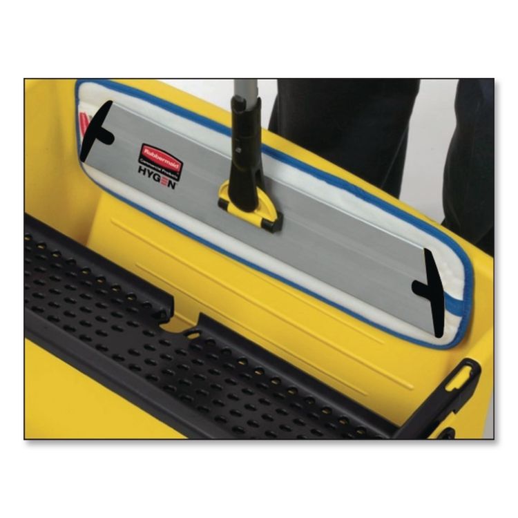 HYGEN Press Wring Bucket for Microfiber Flat Mops, 43 qt, Yellow