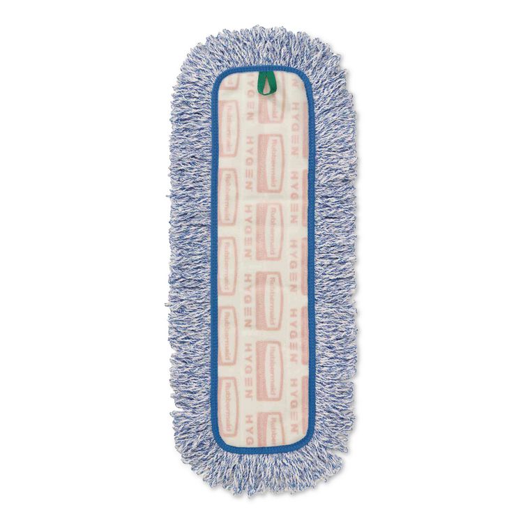 High Absorbency Mop Pad, Nylon/Polyester Microfiber, 18" Long, Blue