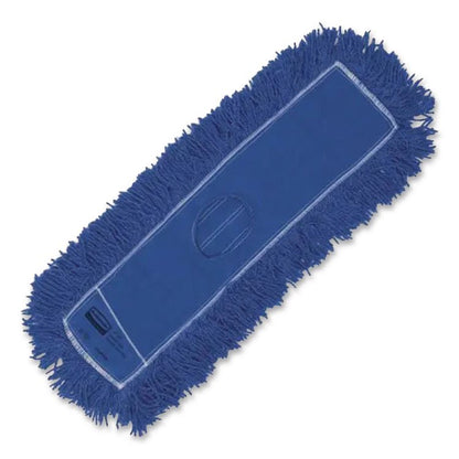 Twisted Loop Blend Dust Mop, Synthetic, 24 x 5, Blue, Dozen