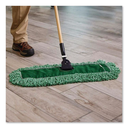 Dust Mop Heads, 36', Looped End, Microfiber