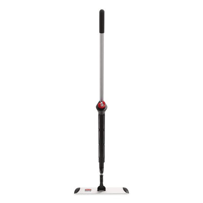 Pulse Microfiber Spray Mop System, 17" Microfiber Head, 52" Black Plastic Handle