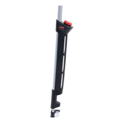 Pulse Microfiber Spray Mop System, 17" Microfiber Head, 52" Black Plastic Handle