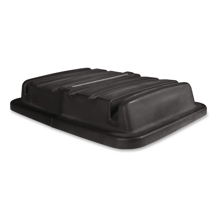 Lid for 20 Cubic Feet Truck, Rectangular, 34w x 48.5d x 8.5h, Black
