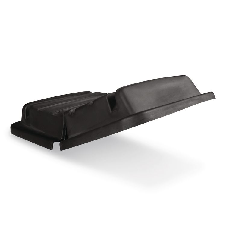 Lid for 20 Cubic Feet Truck, Rectangular, 34w x 48.5d x 8.5h, Black
