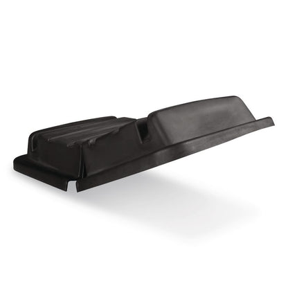 Lid for 20 Cubic Feet Truck, Rectangular, 34w x 48.5d x 8.5h, Black