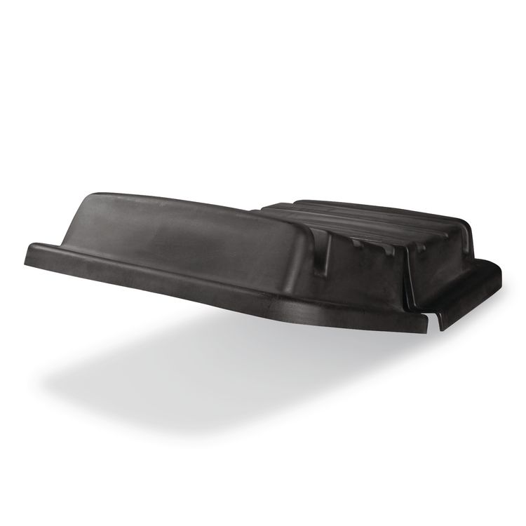 Lid for 20 Cubic Feet Truck, Rectangular, 34w x 48.5d x 8.5h, Black