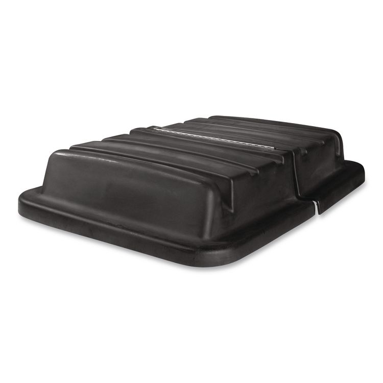 Lid for 20 Cubic Feet Truck, Rectangular, 34w x 48.5d x 8.5h, Black
