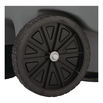 Brute Step-On Rollouts, 65 gal, Metal/Plastic, Gray