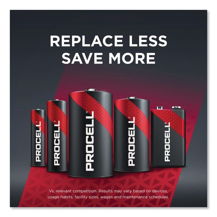 Professional Alkaline D Batteries, 12/Box