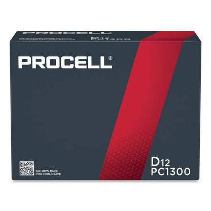 Professional Alkaline D Batteries, 12/Box