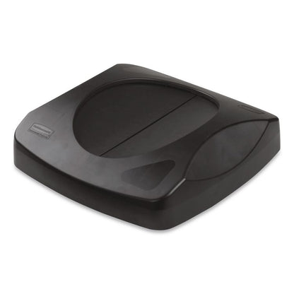 Swing Top Lid for Untouchable Recycling Center, 16" Square, Black