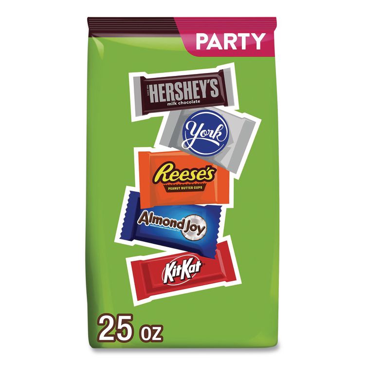 Candy Snack Size Party Pack, 25 oz Bag, 58 Individually Wrapped Pieces
