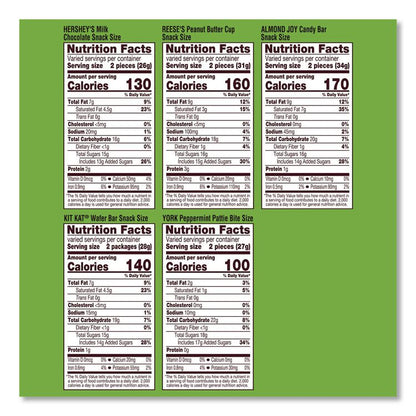 Candy Snack Size Party Pack, 25 oz Bag, 58 Individually Wrapped Pieces